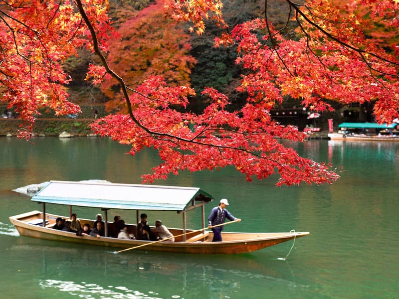 'Kawadoko cuisine' at Takao & Sagano Romantic Train & RideYakata-bune(1-Day)