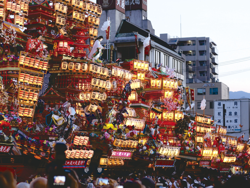 [Departing from/returning to Hakata] Hita Gion Yamahoko Float Procession Day Trip
